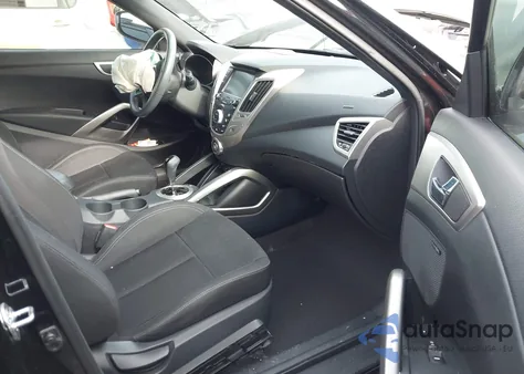 2017 Hyundai Veloster Value Edition from USA, damaged, VIN KMHTC6AD3HU321636